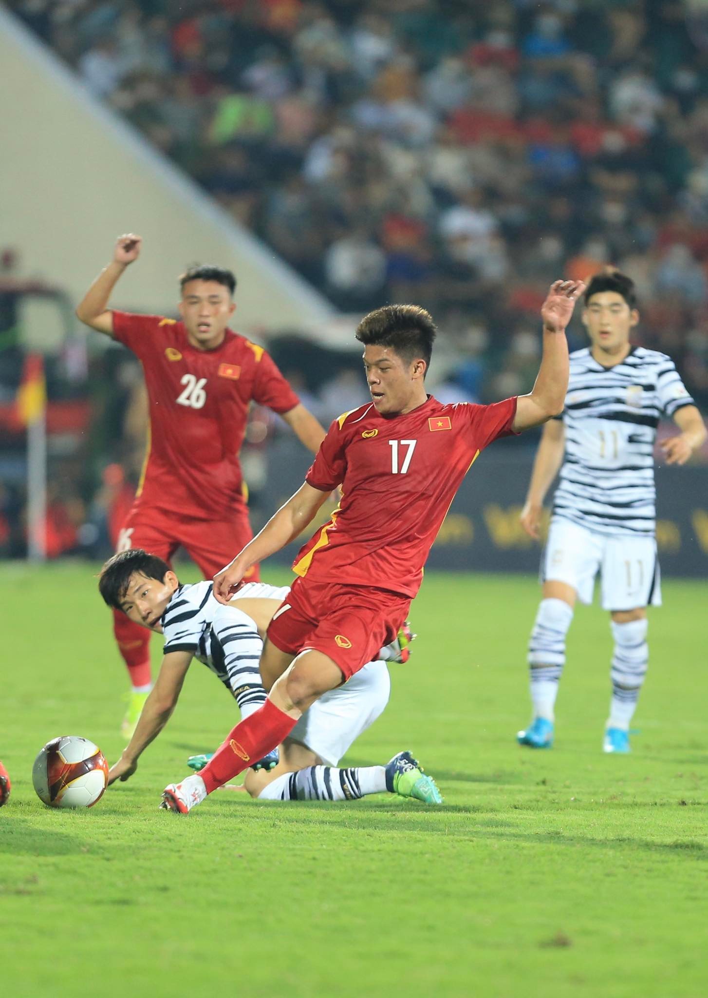 U23 Việt Nam hòa U20 Hàn Quốc trong ngày sử dụng đội hình B - Ảnh: Đức Cường 