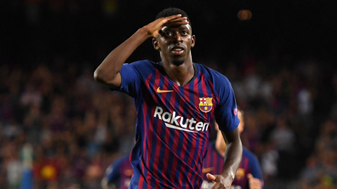 Ousmane Dembele không cứu được Barca