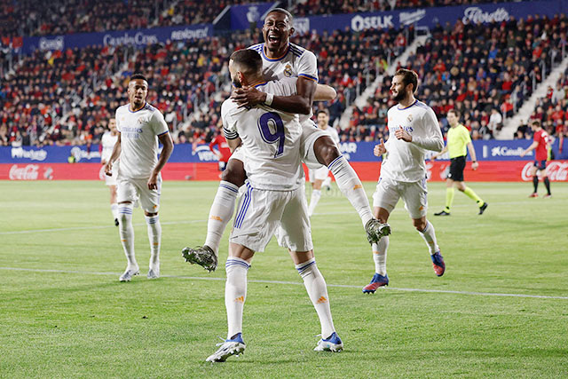 Real Madrid chỉ cần giành thêm 4 điểm trong 2 trận tới là lên ngôi vô địch La Liga