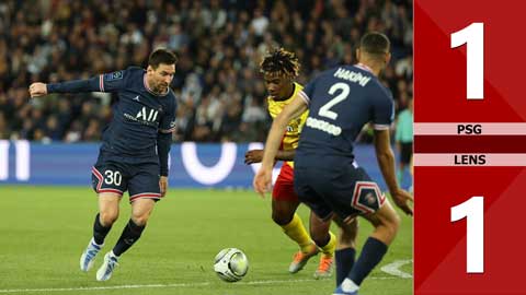 VIDEO bàn thắng PSG vs Lens: 1-1 (Vòng 34 Ligue 1 2021/22)