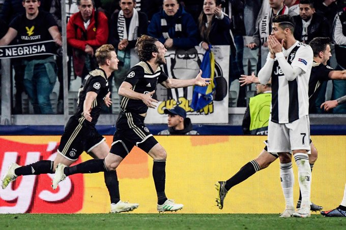 Ajax đánh bại Juventus bằng một chiến thuật hợp lý