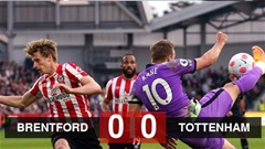Kết quả bóng đá Brentford vs Tottenham: Tottenham mất vị trí thứ 4 vào tay Arsenal