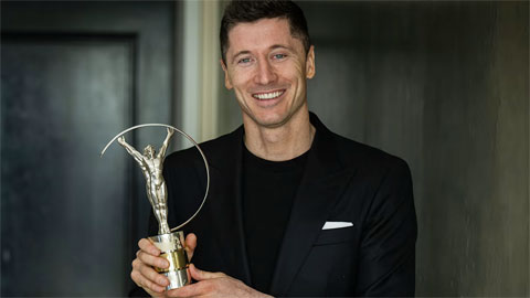 Lewandowski giành giải thưởng Laureus 2022