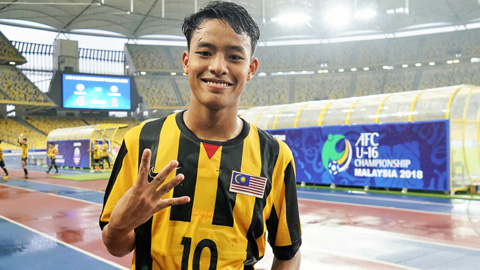 U23 Malaysia trông cậy vào thần đồng đang đá ở Bỉ