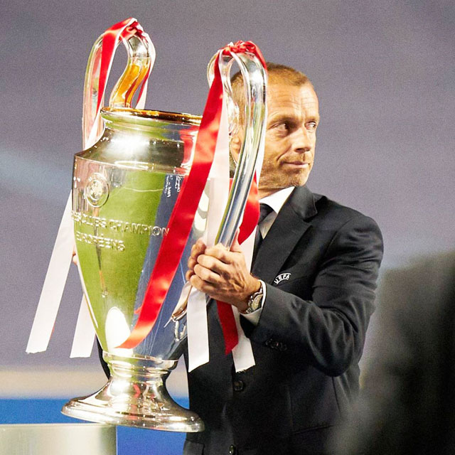 Chủ tịch Aleksander Ceferin cho biết sẽ có thay đổi lớn từ vòng bán kết Champions League từ mùa 2024/25