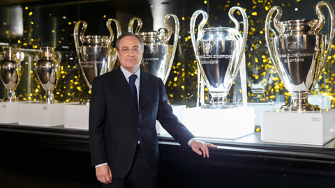 Chủ tịch Real, Florentino Perez: 'Giờ là lúc hướng tới chức vô địch Champions League'
