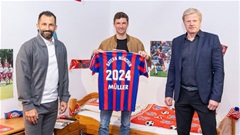 Thomas Mueller ký hợp đồng mới với Bayern đến năm 2024