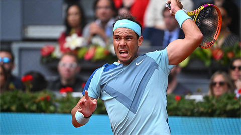 Nadal thắng trận ra quân Madrid Open 2022