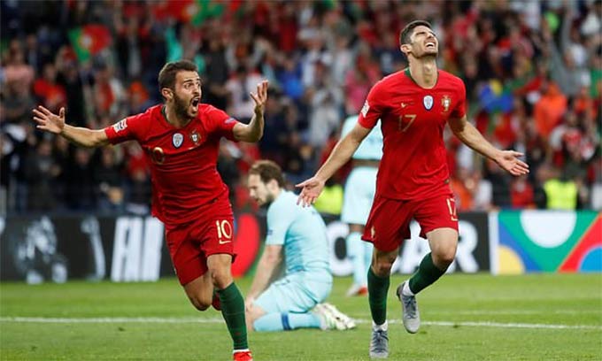 Bồ Đào Nha đánh bại Hà Lan trong trận chung kết UEFA Nations League 2019 được tổ chức tại Porto