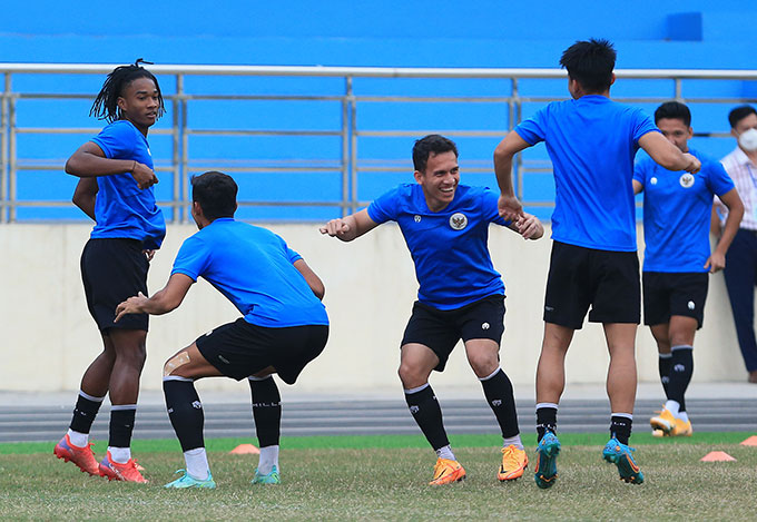 Ngôi sao số 1 của U23 Indonesia là Egy Maulana cũng cho thấy sự hưng phấn trước cuộc so kè với U23 Việt Nam 