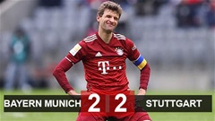 Kết quả Bayern Munich 2-2 Stuttgart: Cầm chân nhà Vua