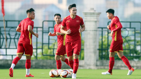 U23 Việt Nam tập kín trước trận gặp U23 Myanmar