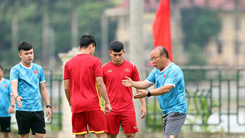 HLV Park Hang Seo chấn chỉnh học trò trước trận gặp U23 Timor Leste 