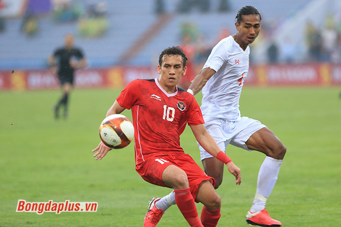 U23 Indonesia đã giành chiến thắng trước U23 Myanmar