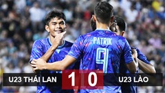 Kết quả U23 Thái Lan vs U23 Lào: U23 Thái Lan tránh được U23 Việt Nam ở bán kết