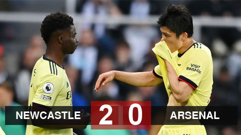 Kết quả Newcastle 2-0 Arsenal: Pháo thủ nguy cơ vỡ mộng top 4