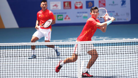 Quần vợt Việt Nam vào tứ kết đôi nam SEA Games 31