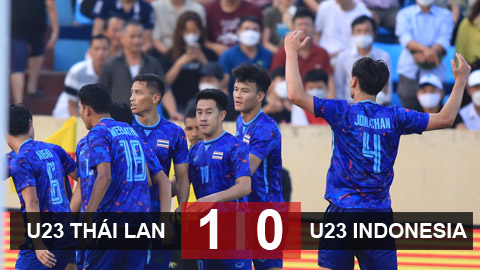 Kết quả U23 Thái Lan 1-0 U23 Indonesia: Thái Lan vào chung kết bóng đá Nam
