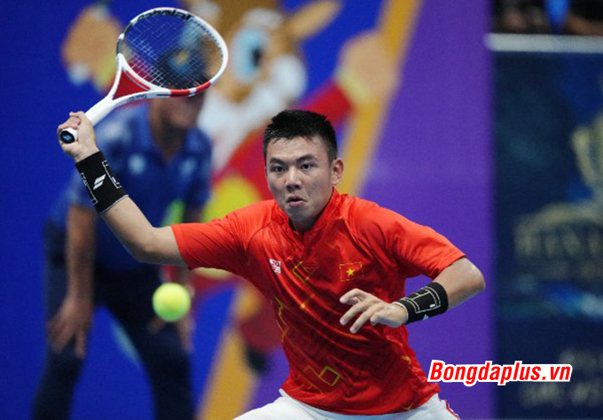 Lý Hoàng Nam giành HCV đơn nam tennis (ảnh: Tuấn Đỗ)