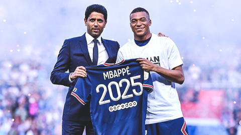 Mbappe gia hạn hợp đồng với PSG đến 2025