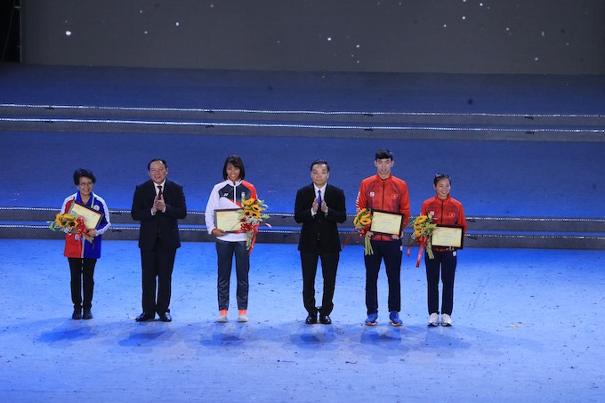 Các tuyển thủ xuất sắc nhất tại đại hội Thể thao Đông Nam Á lần thứ 31 - Ảnh: Đức Cường