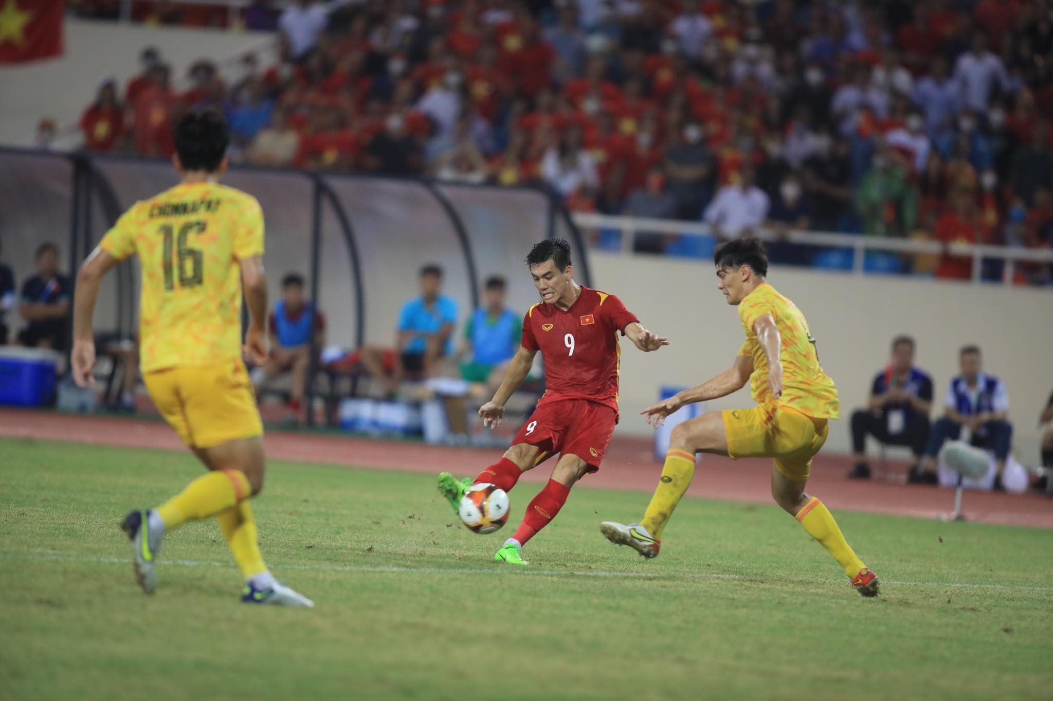 U23 Việt Nam toàn ghi bàn thắng kể từ hiệp 2 của trận đấu - Ảnh: Minh Tuấn 
