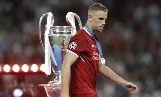 Henderson từng cùng Liverpool thất bại trước Real ở chung kết Champions League 2018