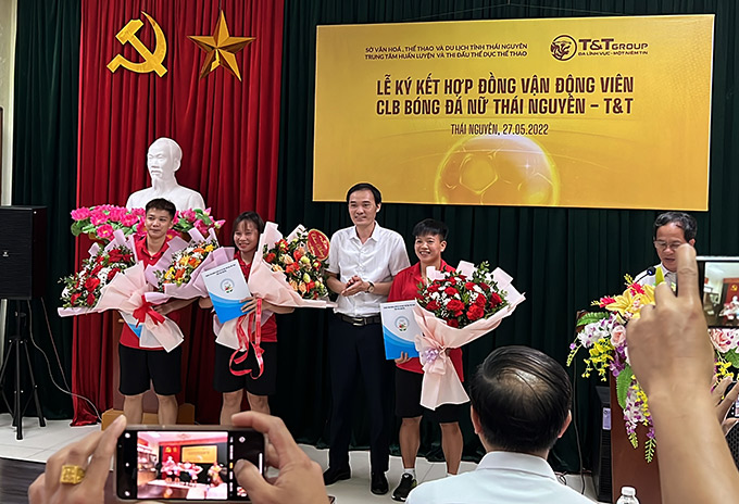 Thái Nguyên T&T "chơi lớn" với 3 bản hợp đồng, cùng mục tiêu top 3 giải nữ quốc gia