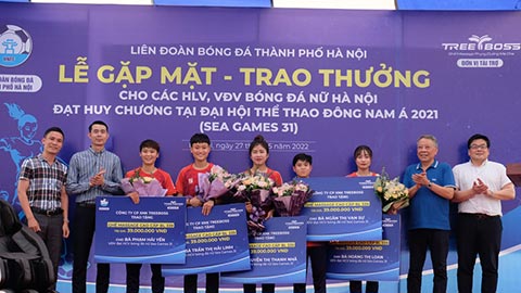 Dàn sao ĐT nữ Việt Nam được Hà Nội tri ân quà đặc biệt