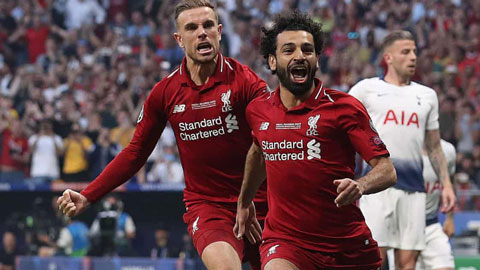 Tại chung kết  Champions League 2018/19, Liverpool đã thắng Tottenham 2-0, đúng tỷ số họ đã thắng Benfica ở trận đấu tập trước đó 1 tuần