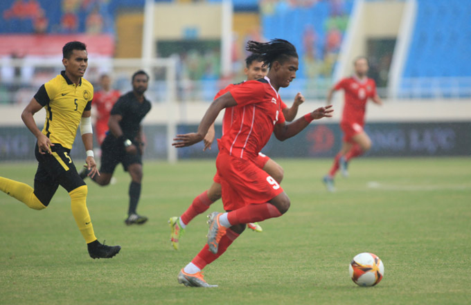 Ronaldo Kwateh đang được xem là tài năng trẻ đáng chú ý của bóng đá Indonesia hiện tại - Ảnh: Đức Cường 