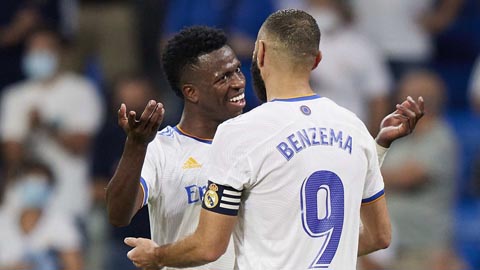 Benzema và Vinicius ẵm 2 giải cá nhân của UEFA
