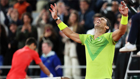 Nadal hạ Djokovic ở tứ kết Roland Garros 2022