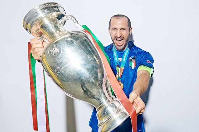 Giorgio Chiellini và chiến tích duy nhất cùng ĐT Italia là chức vô địch EURO 2020