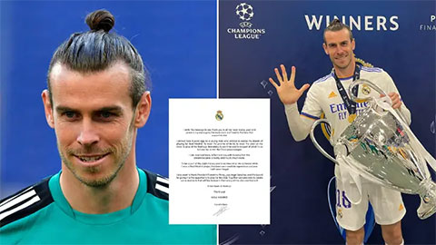  Bale thông báo chia tay Real bằng tâm thư xúc động
