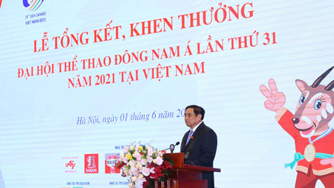 Thủ tướng Chính phủ Phạm Minh Chính gặp mặt Đoàn thể thao Việt Nam
