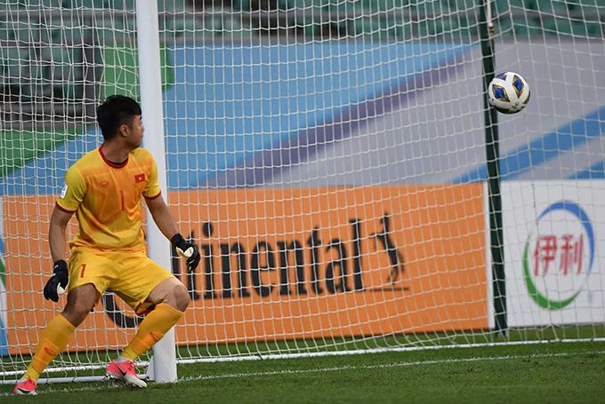 U23 Việt Nam chịu bàn thua đáng tiếc trước U23 Thái Lan - Ảnh: AFC 