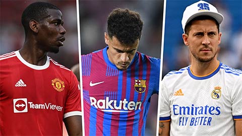 Pogba, Coutinho, Hazard và những 'bom tấn' gây thất vọng nhất