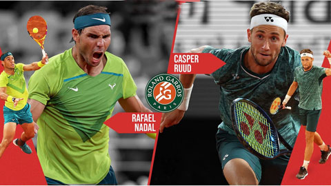 Chung kết Roland Garros 2022: Casper Ruud không thể cản nổi Nadal?