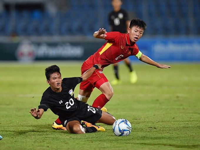 Tiến Long là đội trưởng U15 Việt Nam giành chức vô địch U15 Đông Nam Á 