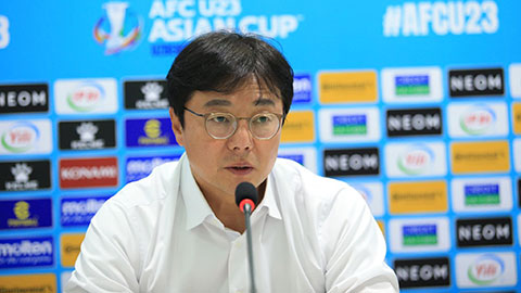 HLV U23 Hàn Quốc: ‘U23 Việt Nam không hòa một cách may mắn’