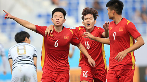U23 Việt Nam nối dài kỷ lục bất bại lịch sử sau trận hòa U23 Hàn Quốc