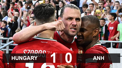 Kết quả Hungary 1-0 Anh: Thắng Anh, Hungary tạm đứng đầu 'bảng tử thần'