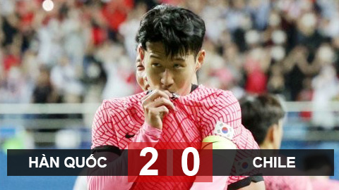 Kết quả Hàn Quốc 2-0 Chile: Son lập siêu phẩm trong ngày đạt mốc 100 trận