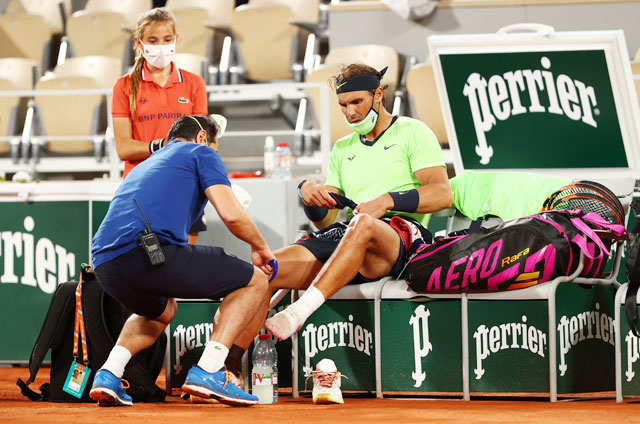 Đằng sau vinh quang là những cơn đau mà Rafael Nadal đã phải chịu đựng nơi bàn chân 