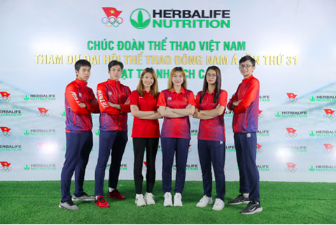 Herbalife Việt Nam tự hào hỗ trợ dinh dưỡng cho các vận động viên Việt Nam tiêu biểu