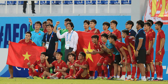 HLV Gong Oh Kyun đã có những thành công bước đầu với U23 Việt Nam - Ảnh: VFF 