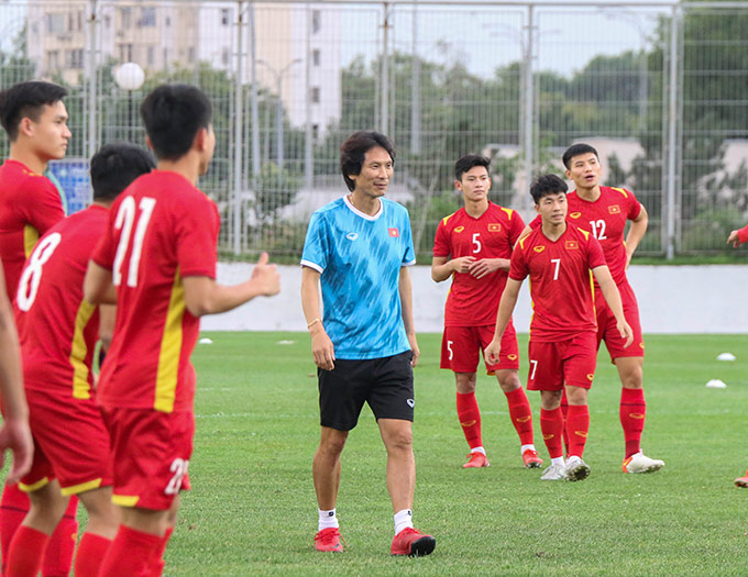 U23 Việt Nam sẵn sàng cho trận đấu tứ kết với U23 Saudi Arabia - Ảnh: VFF 