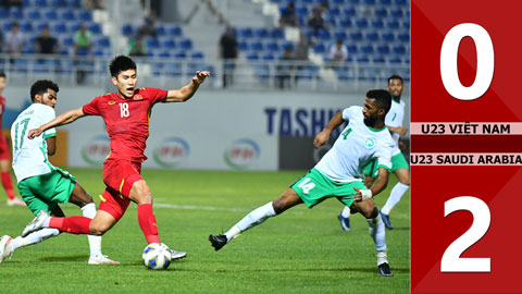 VIDEO bàn thắng U23 Việt Nam vs U23 Saudi Arabia: 0-2 (Tứ kết U23 châu Á 2022)