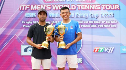 Lý Hoàng Nam vô địch đôi nam giải ITF M15 tuần 2